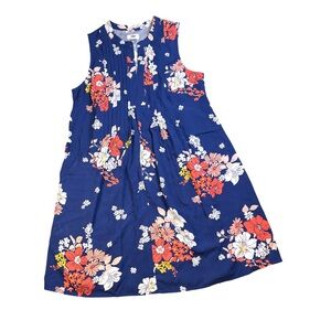 Old Navy Blue and Pink Pleated Sundress